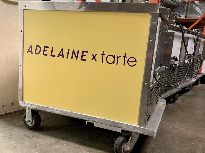 Branded food cart party rental