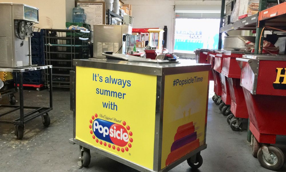 Ice cream vending cart rental