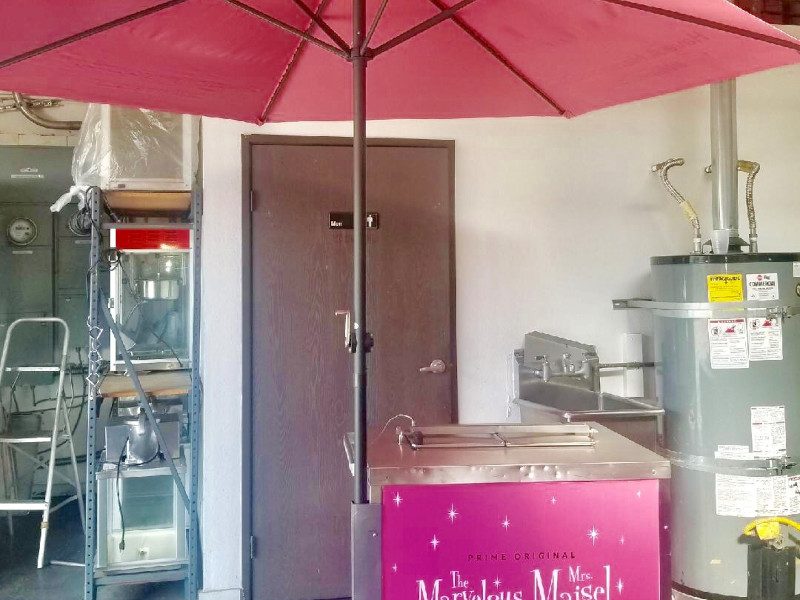 Branded ice cream cart rental