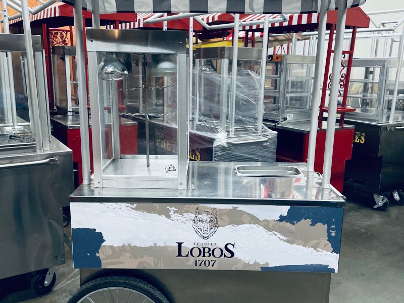 Branded event food carts