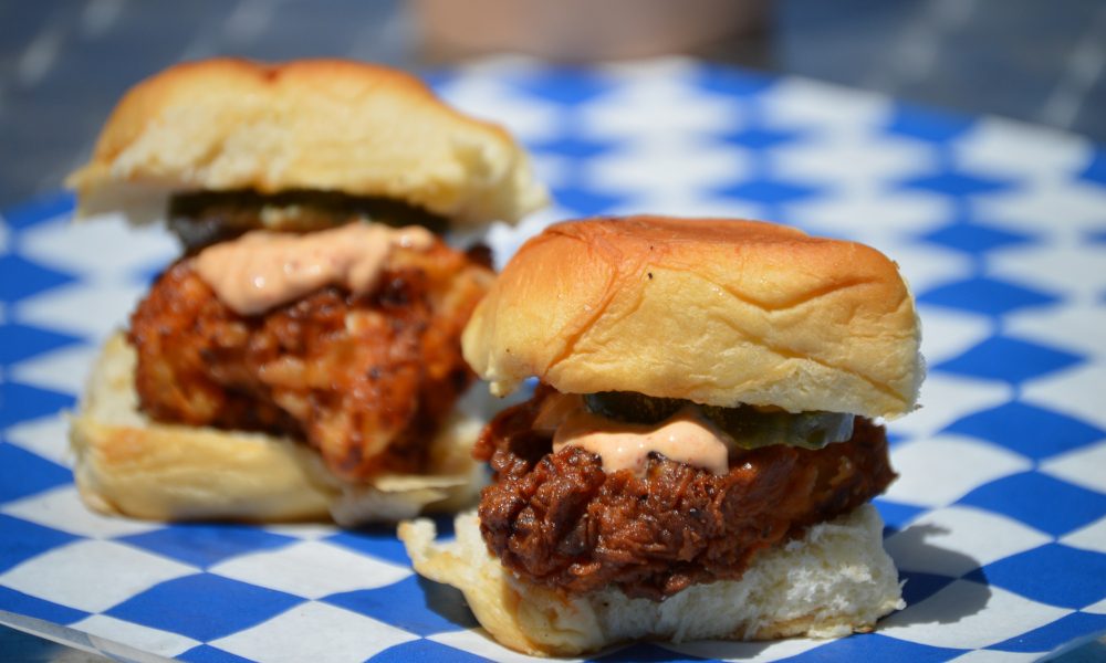 Chicken slider grill cart rental