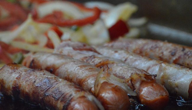 Bacon Wrapped Hot Dogs